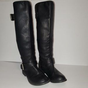 Black Knee High Boots